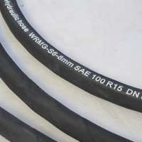 FOUR TENSILE STEEL SPIRALS HYDRAULIC RUBBER HOSE  R13  1"