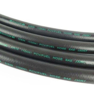 High Temperature Resistance Hot Sale Black Rubber Sizes 8 Sae J30R10 38 Inch Fuel Hose